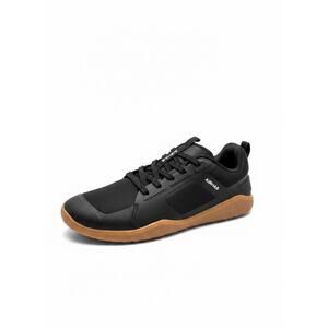 AIRHAS Womens Minimalist Barefoot Shoes Zero Drop Black/Gum Size 7